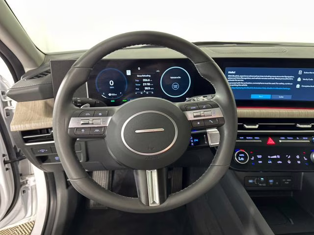 2024 Serenity White Hyundai Sonata Hybrid Limited FWD Sedan