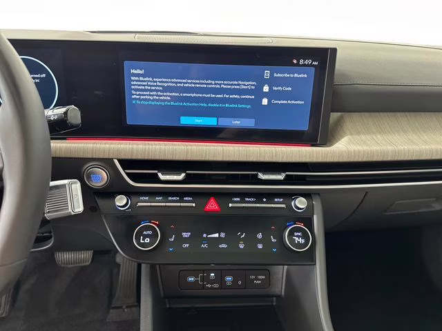 2024 Serenity White Hyundai Sonata Hybrid Limited FWD Sedan