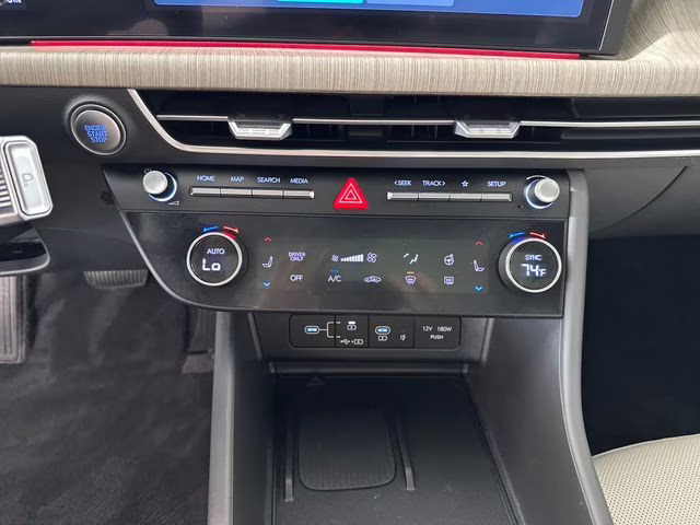 2024 Serenity White Hyundai Sonata Hybrid Limited FWD Sedan