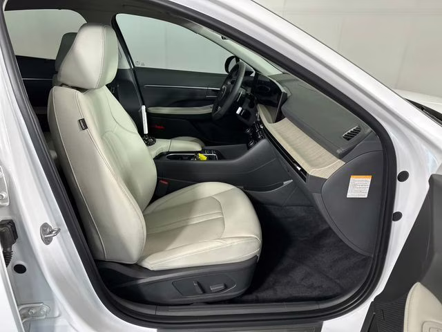 2024 Serenity White Hyundai Sonata Hybrid Limited FWD Sedan