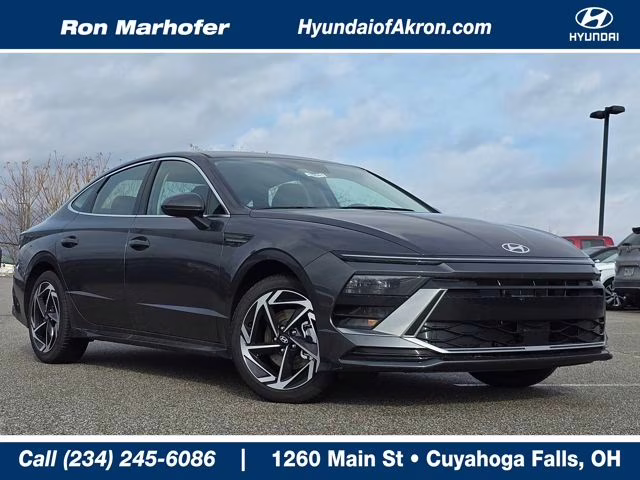 2026 Portofino Gray Hyundai Sonata SEL Sport FWD Sedan