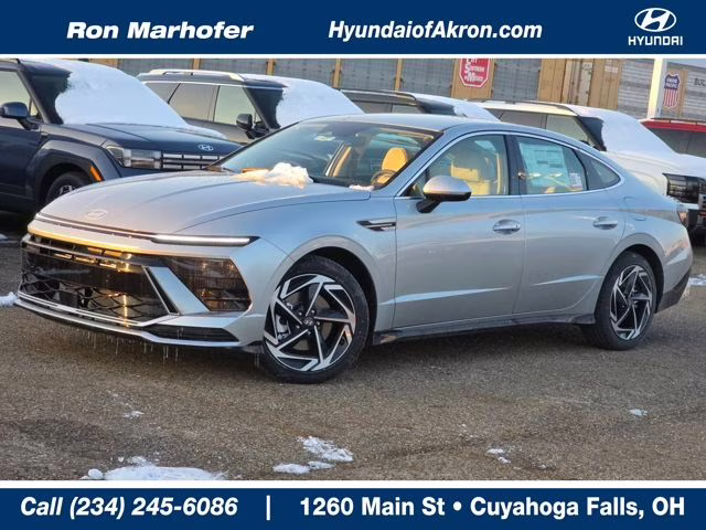 2026 Aero Silver Hyundai Sonata SEL Sport AWD Sedan