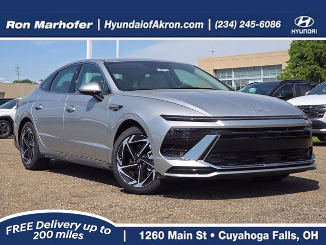 2026 Aero Silver Hyundai Sonata SEL Sport AWD Sedan