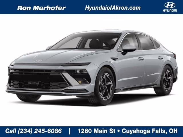 2026 Aero Silver Hyundai Sonata SEL Sport AWD Sedan