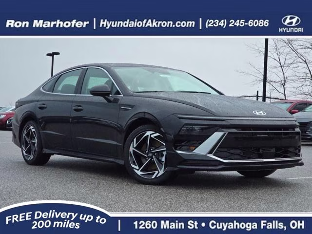 2026 Carbon Blue Hyundai Sonata SEL Sport AWD Sedan