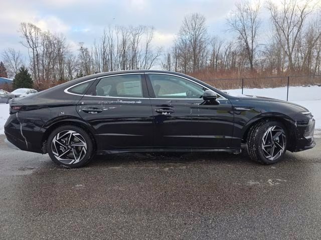 2026 Abyss Black Hyundai Sonata SEL Sport AWD Sedan
