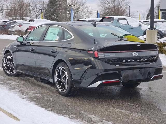 2026 Abyss Black Hyundai Sonata SEL Sport AWD Sedan