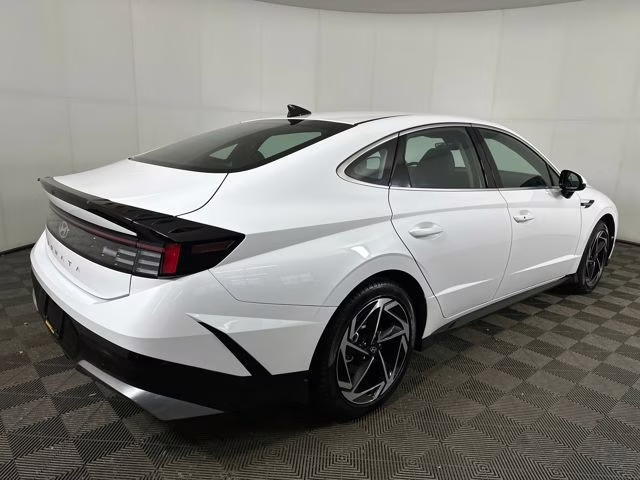 2026 Serenity White Hyundai Sonata SEL Sport FWD Sedan
