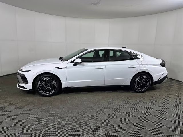 2026 Serenity White Hyundai Sonata SEL Sport FWD Sedan