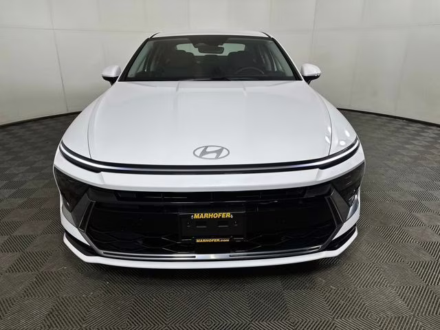 2026 Serenity White Hyundai Sonata SEL Sport FWD Sedan