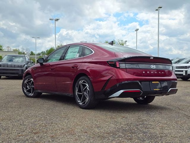 2026 Ultimate red Hyundai Sonata SEL Sport FWD Sedan