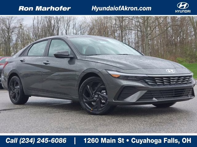 2026 Amazon Gray Hyundai Elantra SEL Sport FWD Sedan