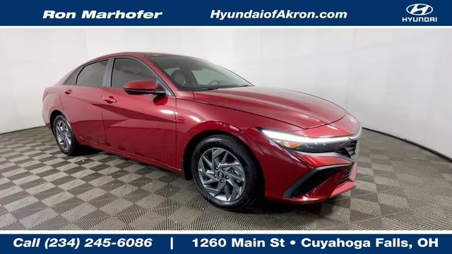 2024 Ultimate Red Hyundai Elantra SEL FWD Sedan