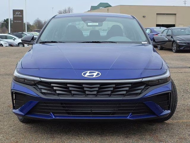 2025 Intense Blue Hyundai Elantra SEL Sport FWD Sedan