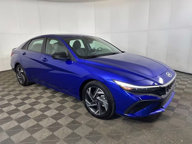 2025 Intense Blue Hyundai Elantra SEL Sport FWD Sedan
