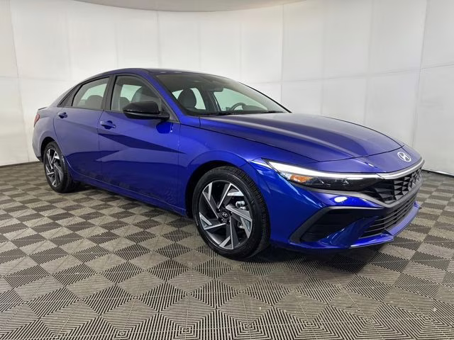 2025 Intense Blue Hyundai Elantra SEL Sport FWD Sedan