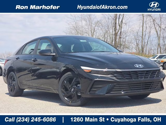 2026 Abyss Black Hyundai Elantra SEL Sport FWD Sedan
