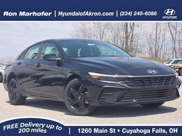 2026 Abyss Black Hyundai Elantra SEL Sport FWD Sedan