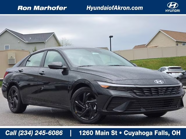 2026 Abyss Black Hyundai Elantra SEL Sport FWD Sedan