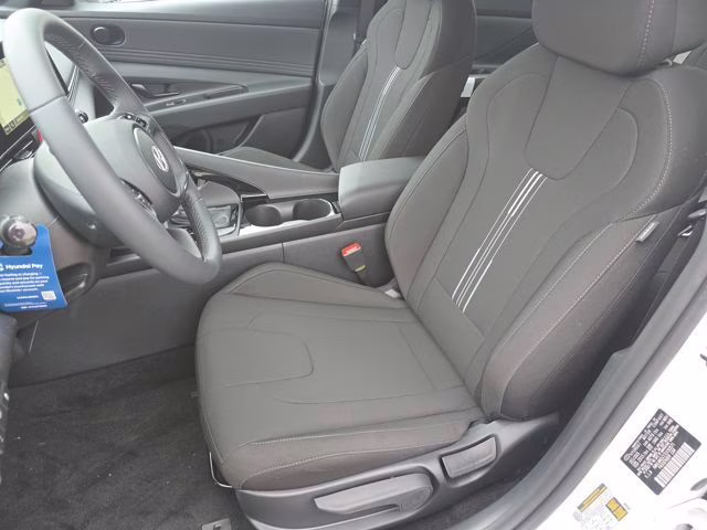 2026 Serenity White Hyundai Elantra Hybrid SEL Sport FWD Sedan