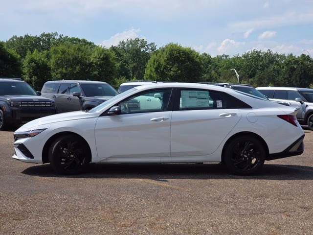 2026 Serenity White Pearl Hyundai Elantra Hybrid SEL Sport FWD Sedan