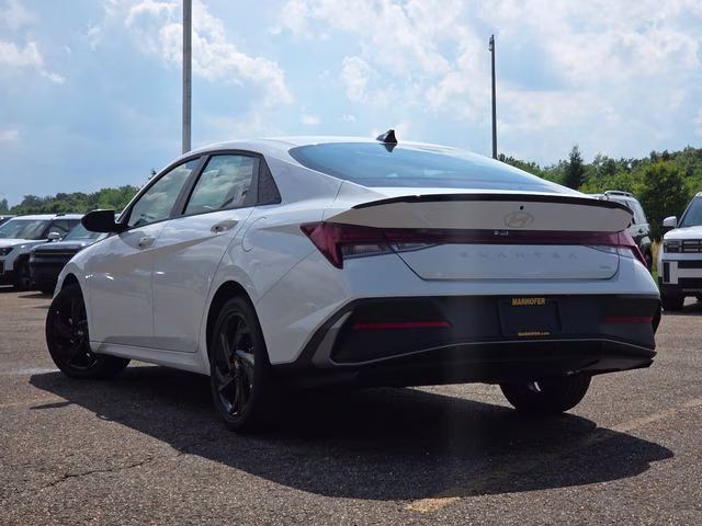 2026 Serenity White Pearl Hyundai Elantra Hybrid SEL Sport FWD Sedan