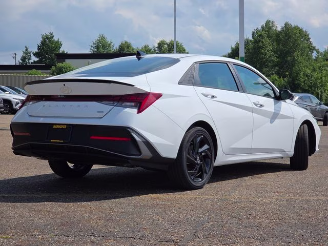 2026 Serenity White Pearl Hyundai Elantra Hybrid SEL Sport FWD Sedan