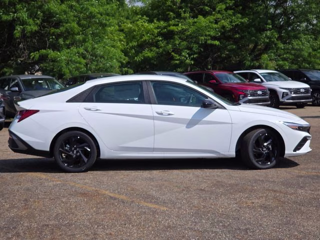 2026 Serenity White Pearl Hyundai Elantra Hybrid SEL Sport FWD Sedan