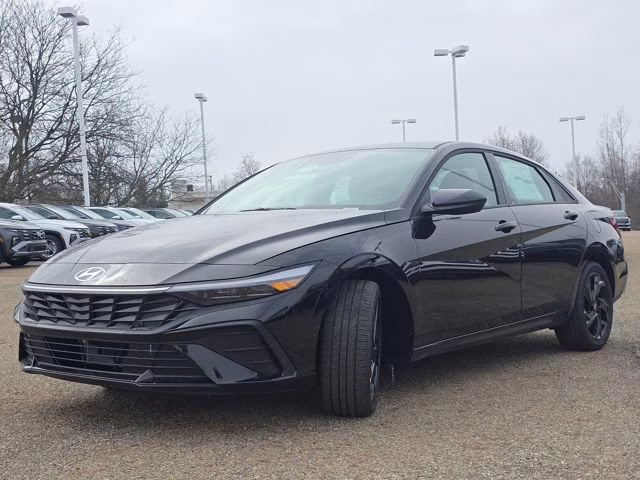 2026 Abyss Black Hyundai Elantra Hybrid SEL Sport FWD Sedan