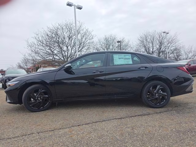2026 Abyss Black Hyundai Elantra Hybrid SEL Sport FWD Sedan