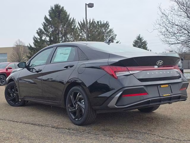 2026 Abyss Black Hyundai Elantra Hybrid SEL Sport FWD Sedan