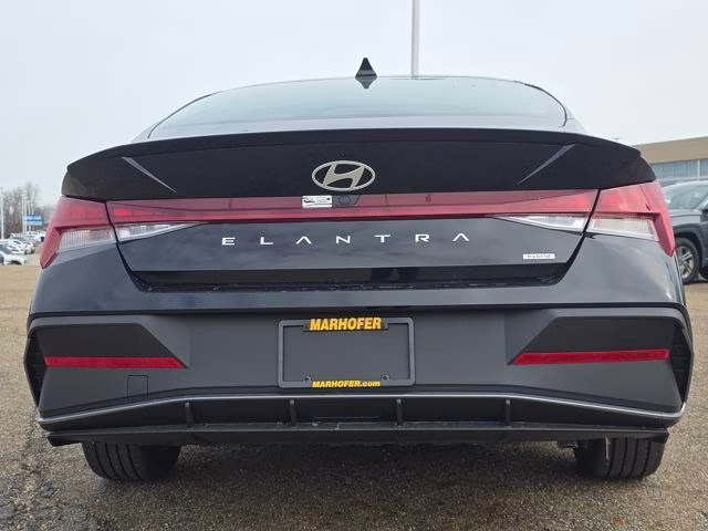 2026 Abyss Black Hyundai Elantra Hybrid SEL Sport FWD Sedan