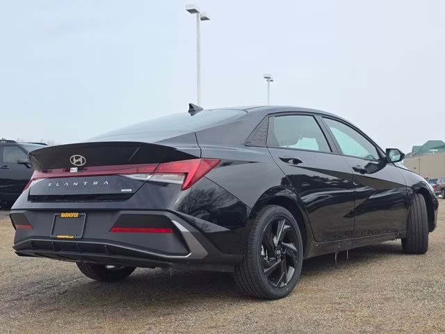 2026 Abyss Black Hyundai Elantra Hybrid SEL Sport FWD Sedan