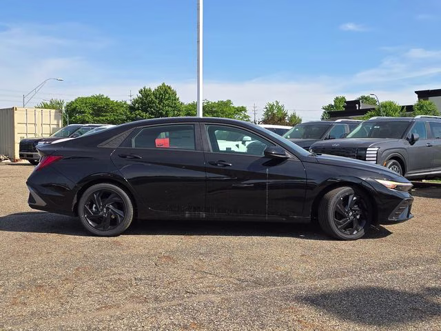 2026 Abyss Black Hyundai Elantra Hybrid SEL Sport FWD Sedan