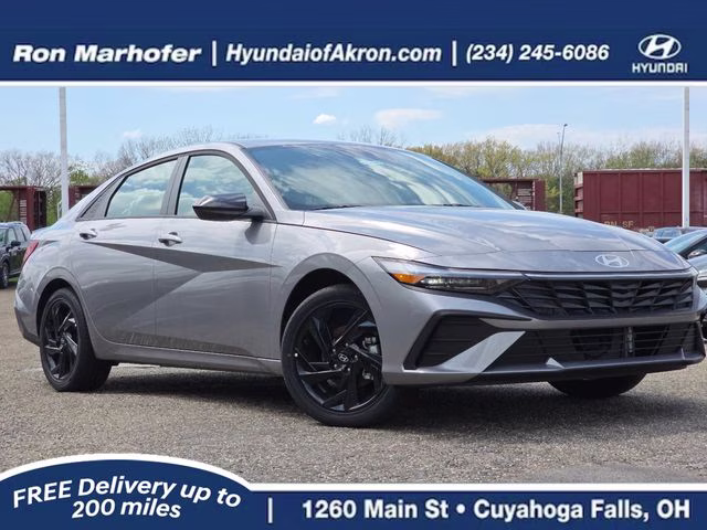 2026 Fluid Metal Hyundai Elantra Hybrid SEL Sport FWD Sedan