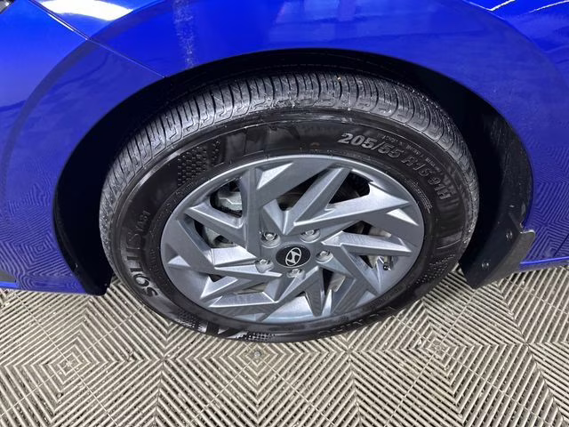 2025 Intense Blue Hyundai Elantra Hybrid Blue FWD Sedan