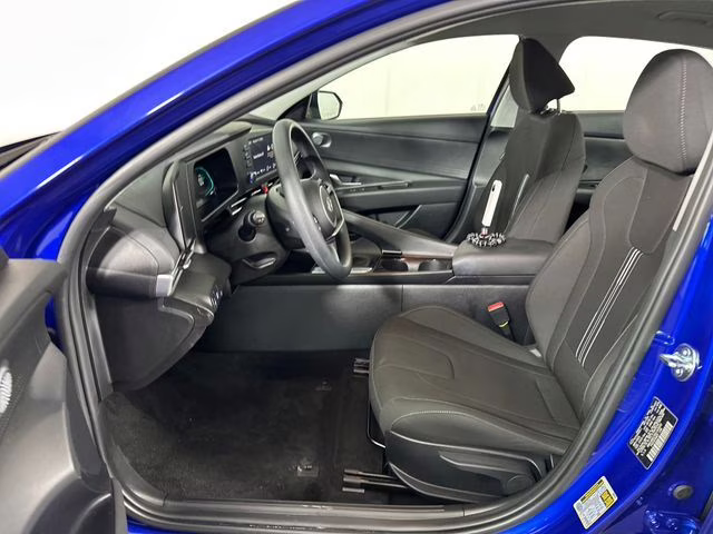 2025 Intense Blue Hyundai Elantra Hybrid Blue FWD Sedan