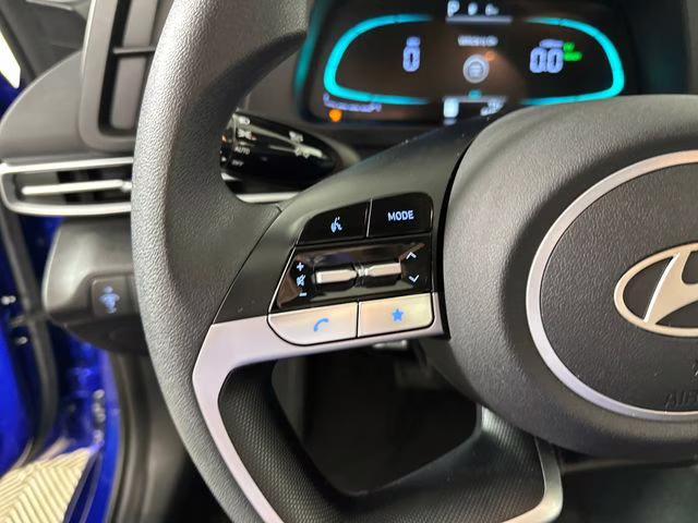 2025 Intense Blue Hyundai Elantra Hybrid Blue FWD Sedan