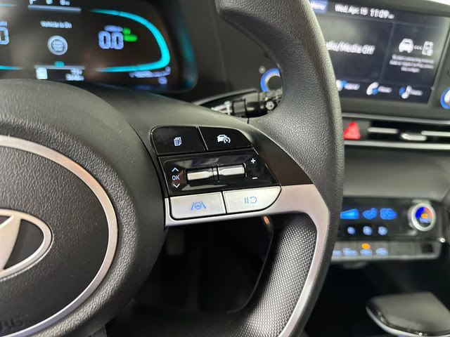 2025 Intense Blue Hyundai Elantra Hybrid Blue FWD Sedan