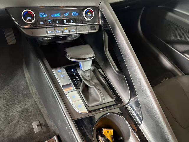 2025 Intense Blue Hyundai Elantra Hybrid Blue FWD Sedan