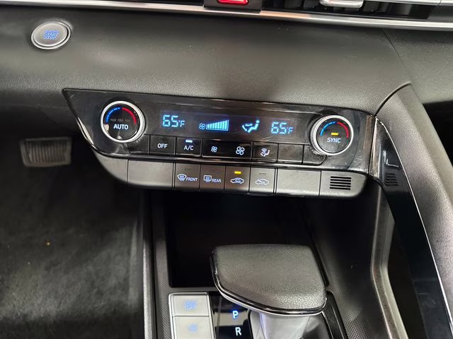2025 Intense Blue Hyundai Elantra Hybrid Blue FWD Sedan