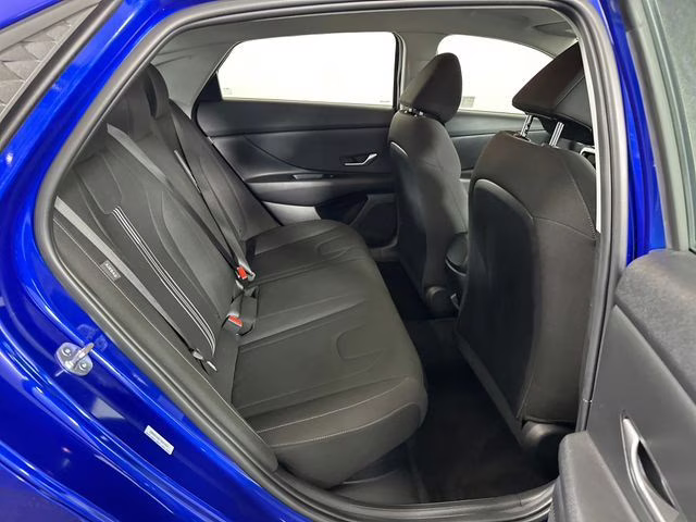 2025 Intense Blue Hyundai Elantra Hybrid Blue FWD Sedan
