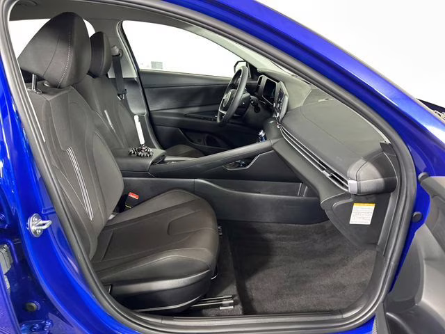 2025 Intense Blue Hyundai Elantra Hybrid Blue FWD Sedan
