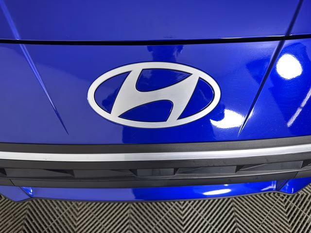 2025 Intense Blue Hyundai Elantra Hybrid Blue FWD Sedan