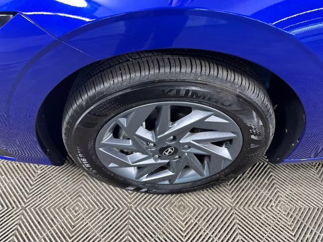 2025 Intense Blue Hyundai Elantra Hybrid Blue FWD Sedan
