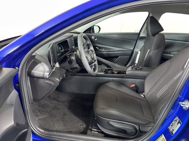 2025 Intense Blue Hyundai Elantra Hybrid Blue FWD Sedan