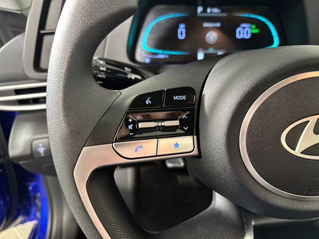 2025 Intense Blue Hyundai Elantra Hybrid Blue FWD Sedan