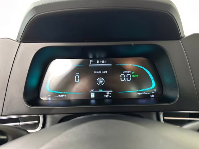2025 Intense Blue Hyundai Elantra Hybrid Blue FWD Sedan