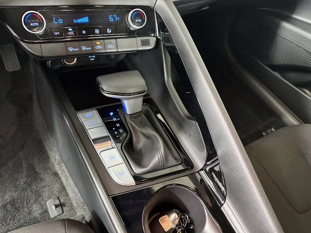 2025 Intense Blue Hyundai Elantra Hybrid Blue FWD Sedan