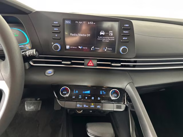 2025 Intense Blue Hyundai Elantra Hybrid Blue FWD Sedan